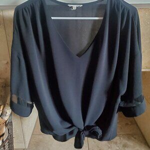 Maurices knot hem blouse